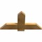 Ekena Millwork Eugene Rough Sawn Timber Gable Bracket, Western Red Cedar, 36"W x 19"H x 2"D x 6"F, 13/12 Pitch GBW036X19X0206EUG00RWR - alternate 3